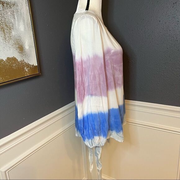 Anthropologie Holding Horses Tie Dye Peasant Top - Picture 6 of 10